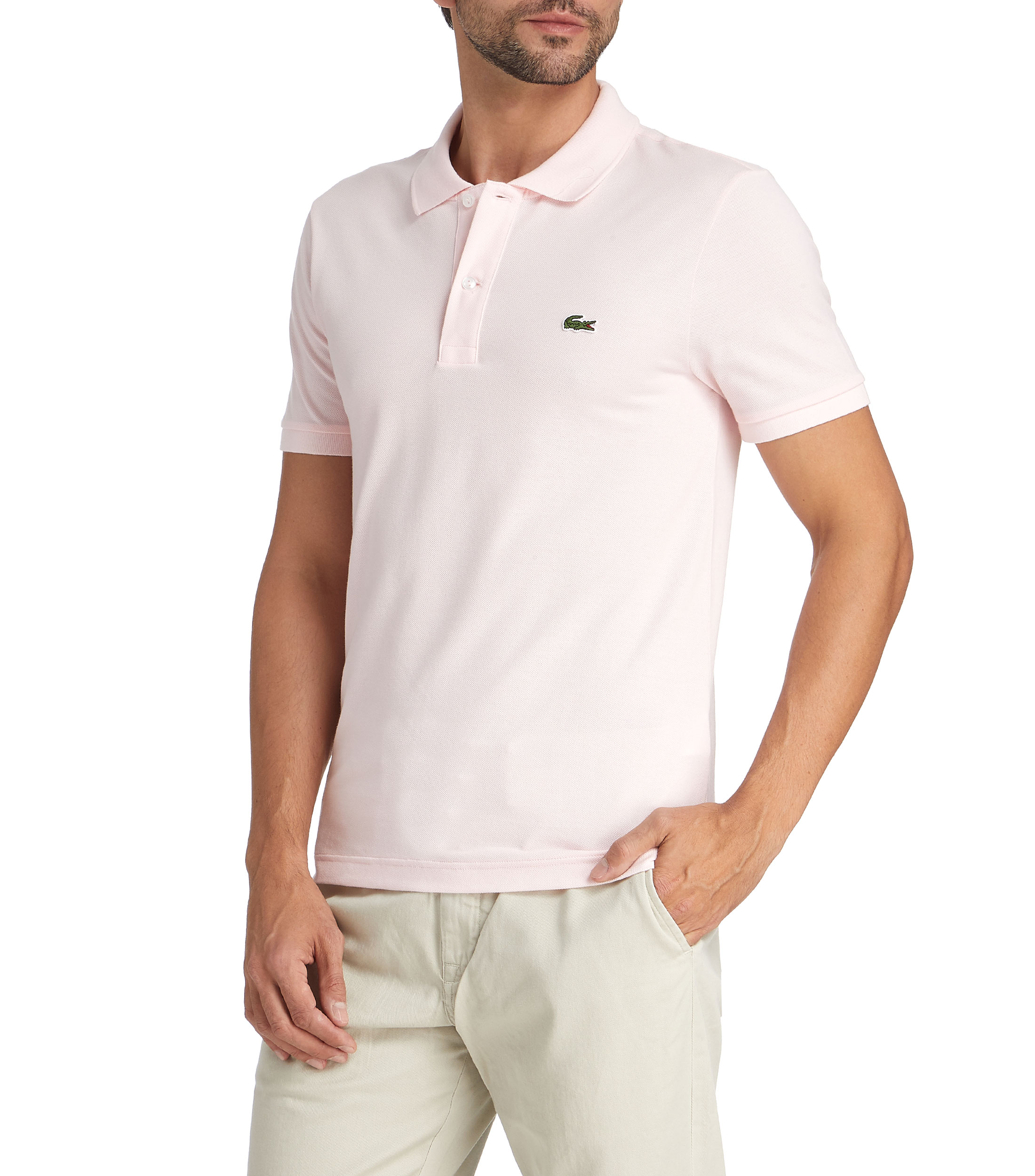 Playera lacoste online rosa